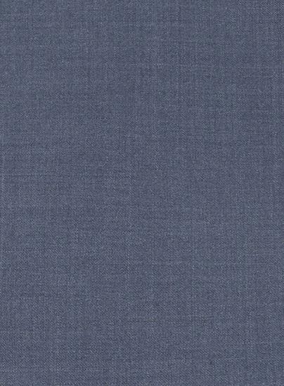 Schieferblauer Wollanzug mit fallendem Revers ｜ Zweiteiliger Anzug_4