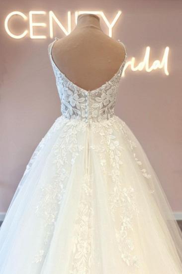 Simple Wedding Dresses A Line | Boho wedding dresses with lace_4
