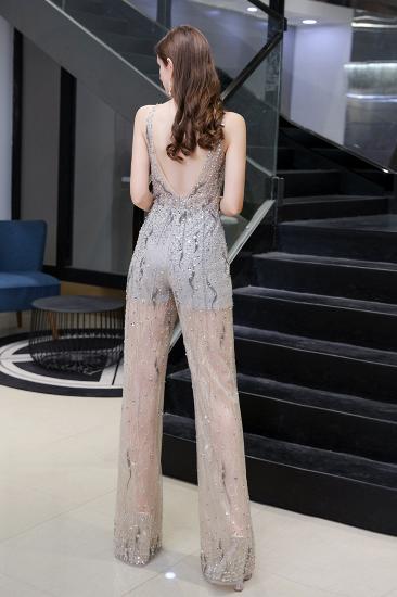 Sparkle Illusion High neck See-through Prom Jumpsuit_4