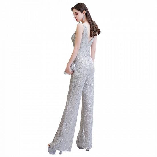 Sexy Shining V-neck Silver Sequin Sleeveless Prom Jumpsuit_27