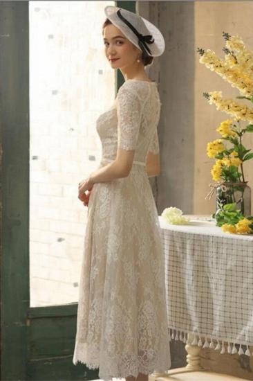 Beautiful Wedding Dresses Lace Short | Wedding Dresses With Sleeves_4