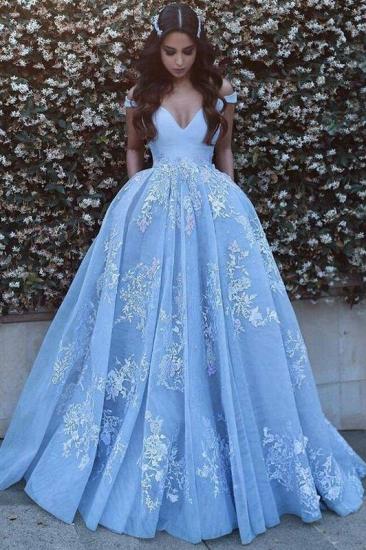 Off-the-shoulder Elegant Lace Floor-Length Evening Dress_2