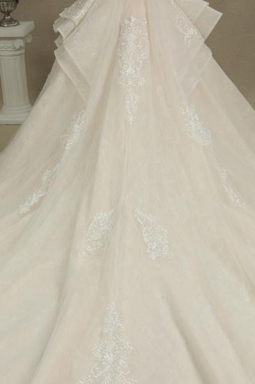 Charming Short Sleeve Garden Bridal Gown Sweetheart Wedding Dress Sweep Train_8