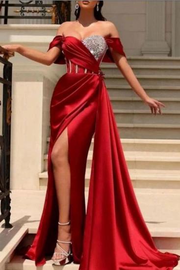 Blue evening dresses with glitter | Long Prom Dresses Cheap_2