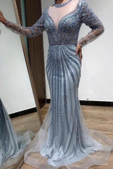 Luxury Evening Dresses With Sleeves | Prom dresses long glitter_1