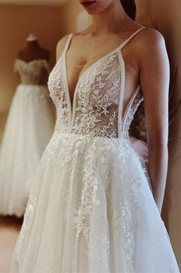 Boho Wedding Dresses Lace | A line wedding dresses cheap_2