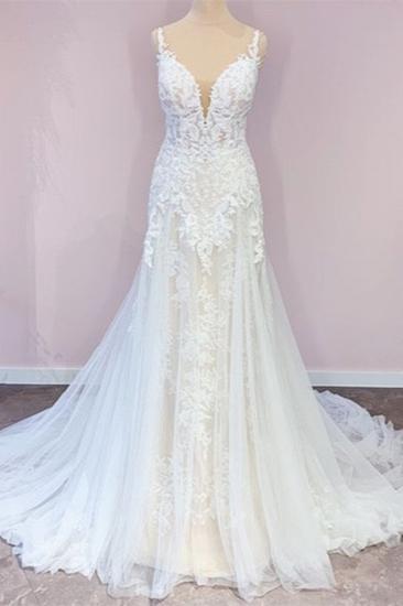 Modern Mermaid Wedding Dresses | Wedding dresses with lace_1