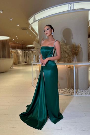 Evening Dresses Long Dark Green | Glitter prom dresses_2