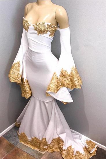 2022 Sweetheart Mermaid Prom Dresses | Long Sleeves Appliques Evening Dresses mq0_1