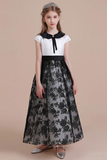 Discount A-line Flower Girl Dress | Cute Lace Cap Sleeve Little Girls Pegeant Dress Online