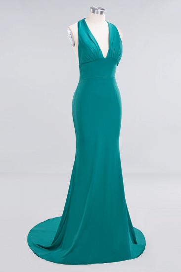 Elegant Mermaid Halter Pool Bridesmaid Dress Online_41