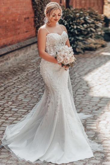 Elegante Meerjungfrau-Brautkleider | Luxuriöse Brautkleider mit Spitze_2