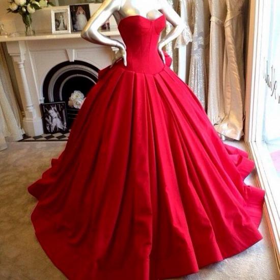 Red Sweetheart Charming Prom Dress Fashional Glorious 2022 Wedding Dress_2