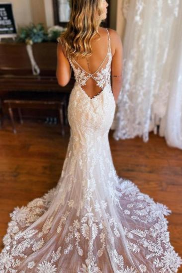 Chic wedding dresses mermaid | Wedding dresses with lace_2