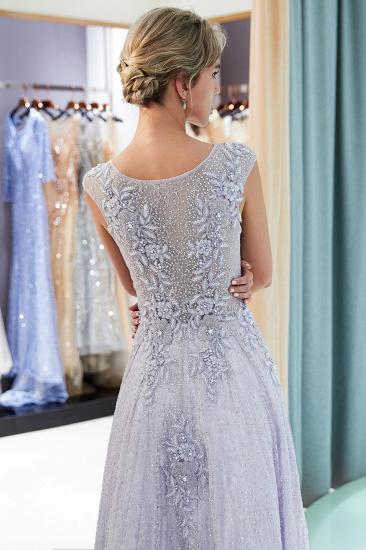 MARNIE | A-line Sleeveless Lace Appliques Flowers Formal Dresses_8