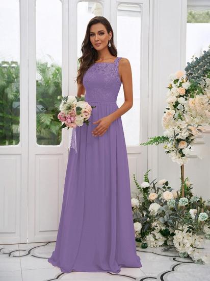 Beautiful Long Dusky Pink Lace Evening Dress | Lace Sleeveless Prom Dress_22