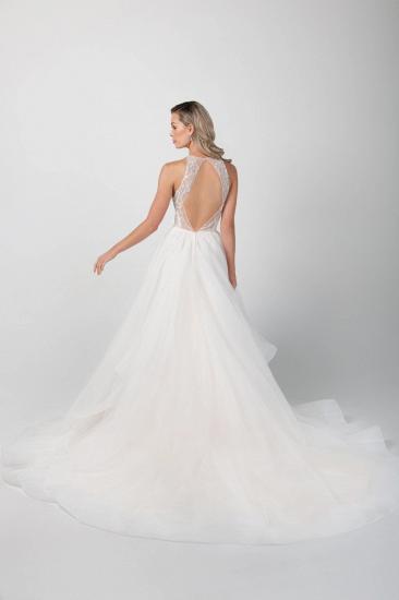 Crystal Beaded Sparkling Sequins Tulle Lace Fluffy Romantic Vintage Wedding Dress Wedding Custom_2