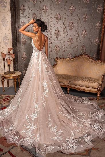 Beautiful Wedding Dresses A Line Lace | Backless Wedding Dresses Online_2