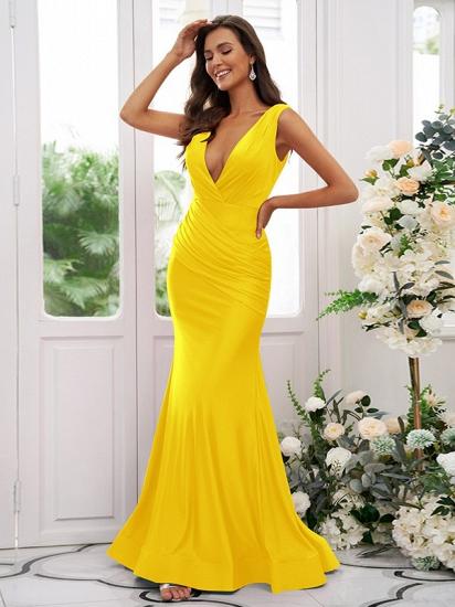 Fuchsia Bridesmaid Dresses Long | Simple evening dress_18