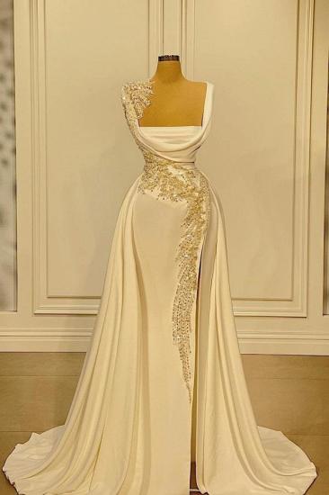 Long sequined mermaid evening dress | Prom dresses White_1