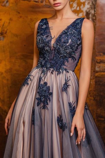 Modern Evening Dress Long V Neckline | Ball gowns with lace_3